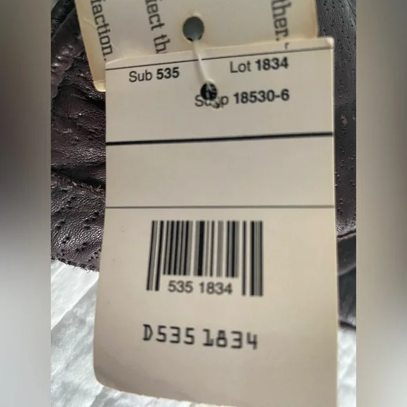 NWT Men’s L Brown Leather Gloves - Picture 6 of 8